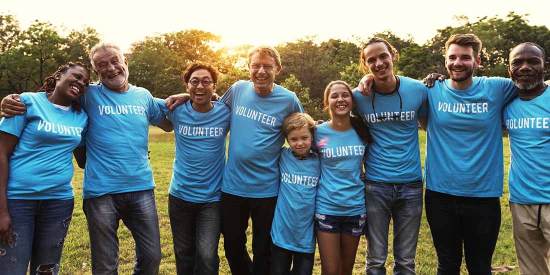Volunteering has healthy rewards