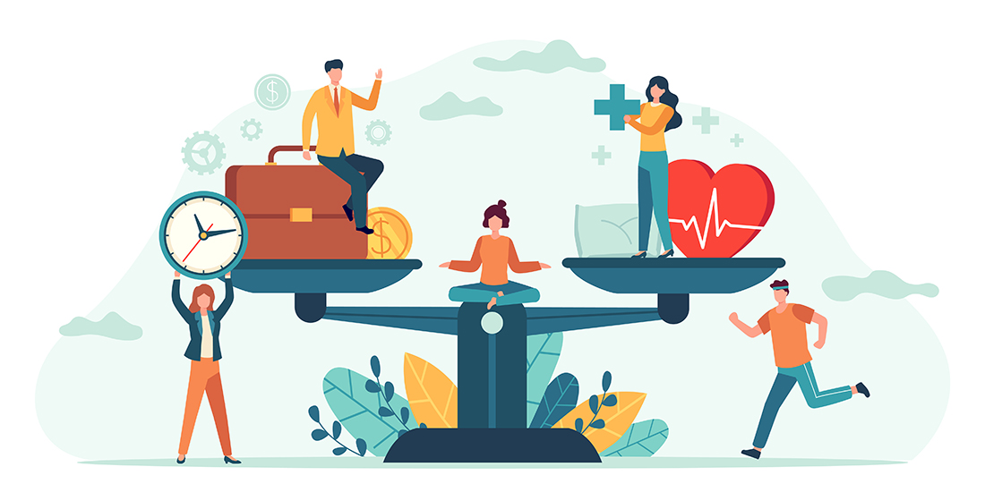 needs versus wants – balanced on a scale
