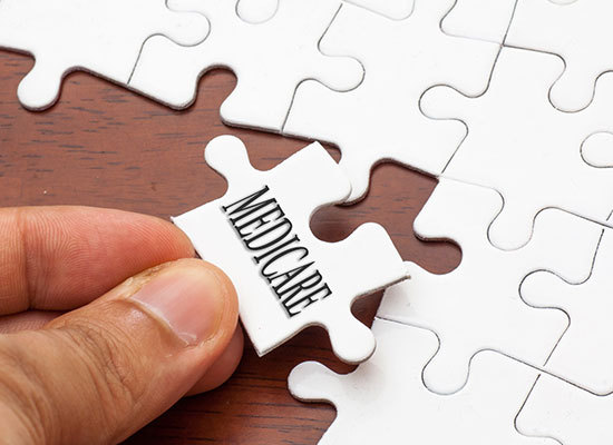 piece of puzzle labeled Medicare