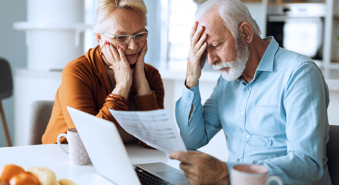 A senior couple that made the mistake of emotional investing and are now stressing over the financial backlash