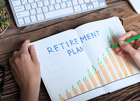 Graph showing Americans with no retirement savings.