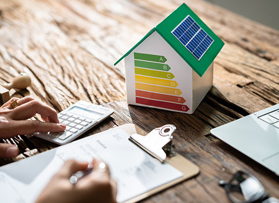 someone calculating maintenance cost of a home