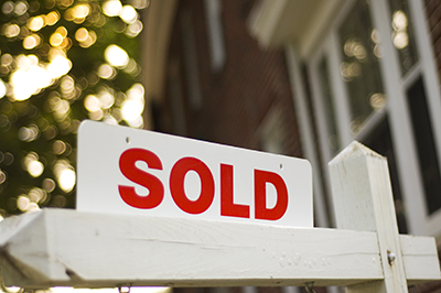 Sold sign outside of house